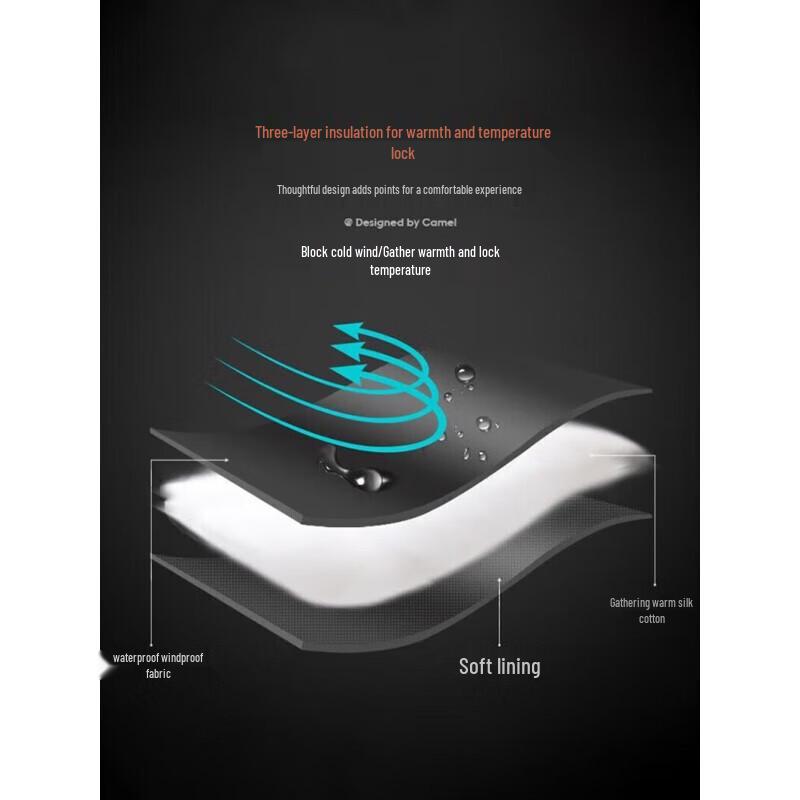 Gilet d'extérieur rembourré épais pour homme Warrior