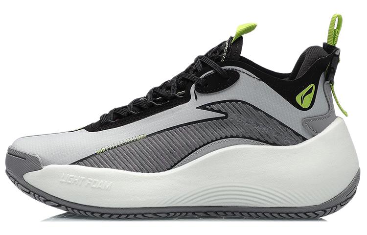 Li Ning BD5 Уличная подошва Светоотражающие Низкие Баскетбольные Кроссовки Женские Белый Черный Зеленый AGBR002-1 35.5