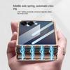 For Samsung Galaxy Z Flip 7/6 phone case, sparkling diamond design, with magnetic stand, anti-peeping tempered film