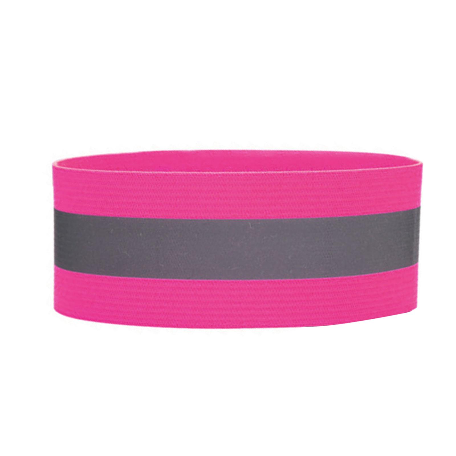 

Светоотражающая повязка на запястье, руку, лодыжку, ногу. Светоотражающее снаряжение высокой видимости. Светоотражающая лента. Ремни для ночного бега. A розовый