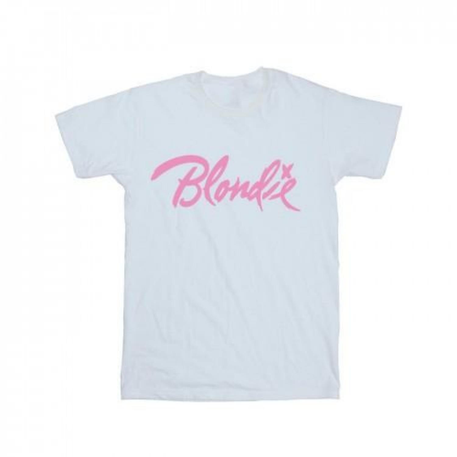 Blondie Mens Classic Logo T-Shirt S чёрный