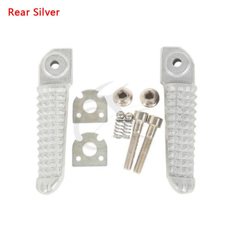 Motorcycle Footrests Foot Pegs Rear Front For Yamaha YZF R1 1998-2024 R6 2003-2020 YZF R6S R1M