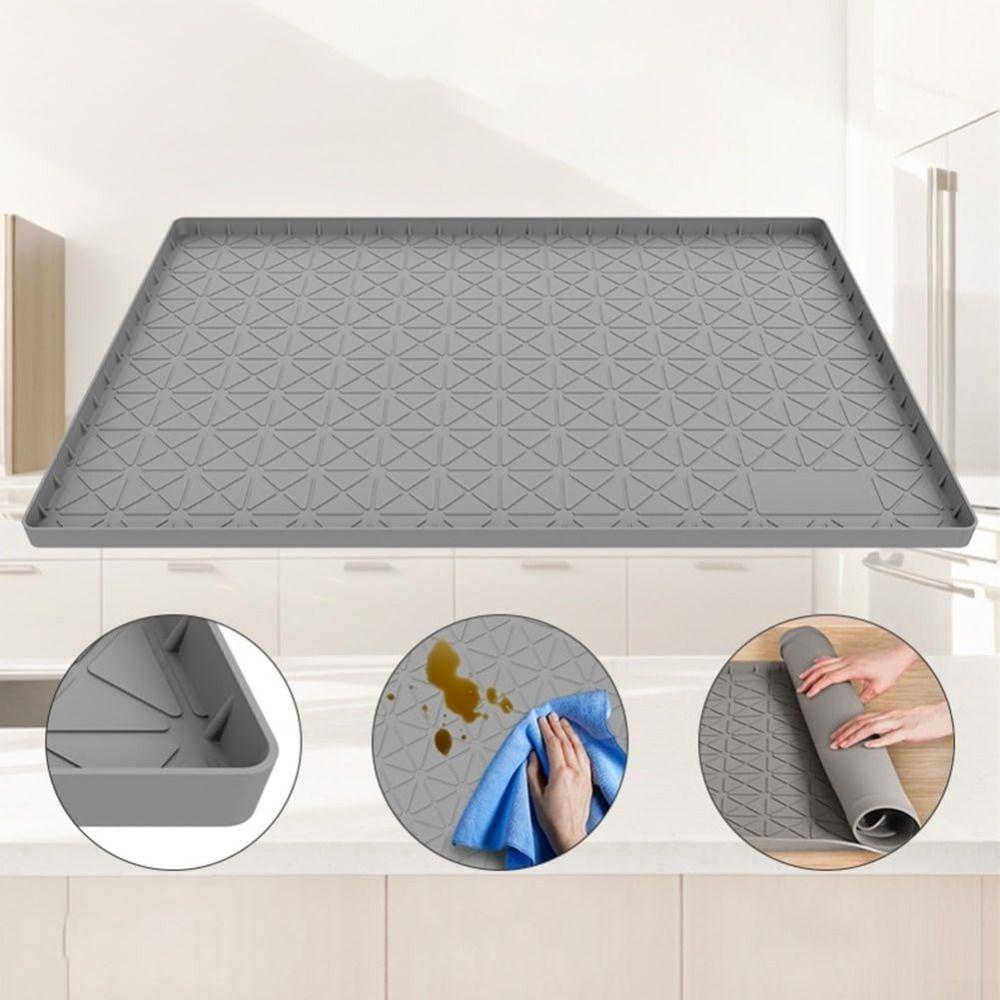 34" x 22" Spülbeckenmatte Wasserdichtes Silikon Spülbecken-Organizer Feuchtigkeitsbeständig Wärmeisolierung Spülbeckenschutz