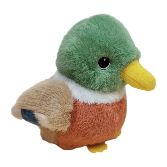 Schattige Vogel Pluche Hanger Zacht Knuffeldier Papegaai Wilde Eend Sleutelhanger Pluche Rugzak Accessoire Cadeau voor Kinderen Vogel Liefhebbers