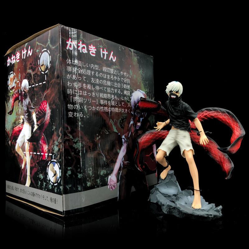 Anime Tokyo Ghoul Ghoul Figur Maske Hundertfüßer Kann Gesicht Ändern Jin Muken Figur Cartoon Schreibtisch Dekor Ornament Modell Geschenk