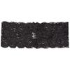 La-Pomme Sheer All-Stretch Lace Eye Mask for Sleeping, Women's, 51303, Black, Japan, Size F (Free Size)