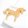 Animal Eco-friendly Foil Unicorn Brooch