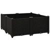 316540 vidaXL Lit surélevé 80x80x38 cm Polypropylène