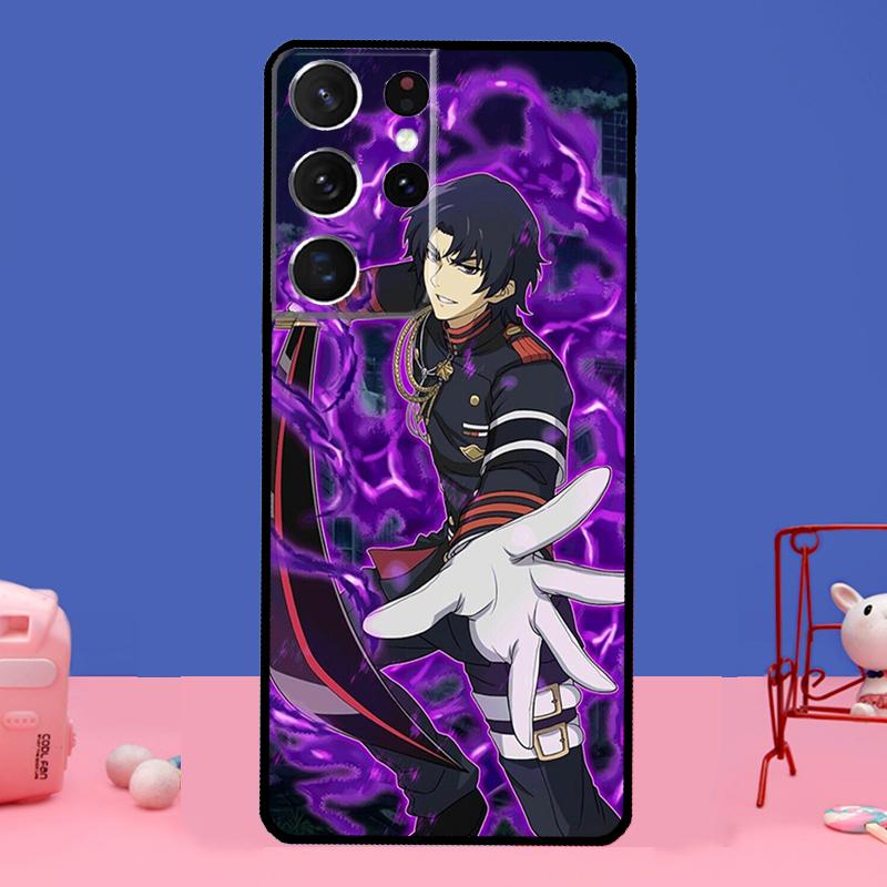 Guren Ichinose Owari No Seraph Case For Samsung Galaxy S21 S22 Ultra S20 FE S8 S9 S10 Note 10 Plus Note 20 Ultra Coque