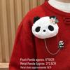 Adorable Red Panda Brooch: Cute Plush Backpack Pin for Students, Couples & Women - Perfect Birthday Gift
