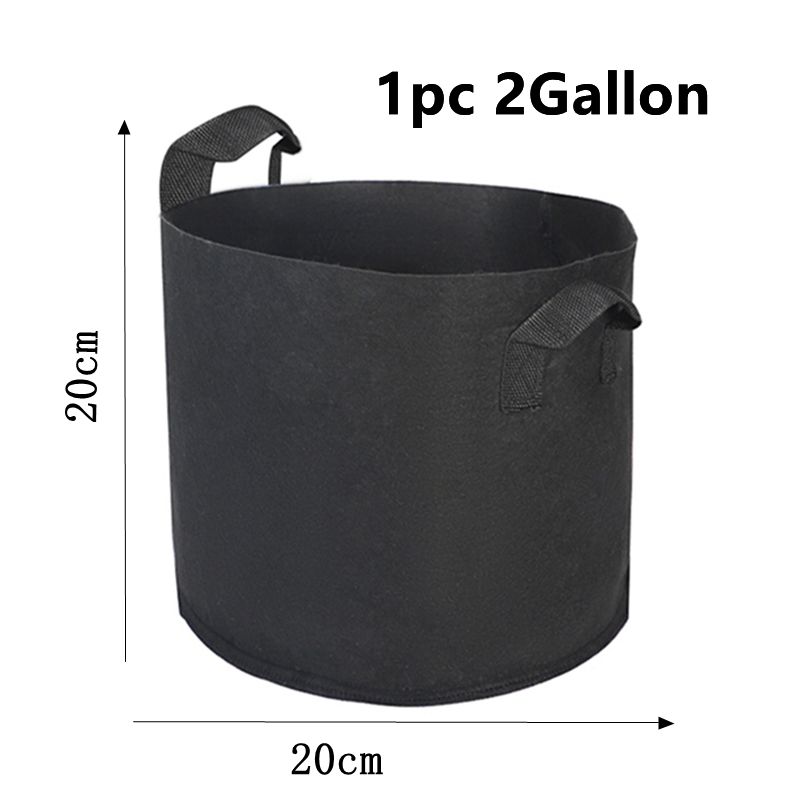 

5 шт./компл. фетровые мешки для выращивания растений, садовая ткань, горшки для посадки овощей, цветов, томатов, картофеля, теплица, сад, рассадный горшок