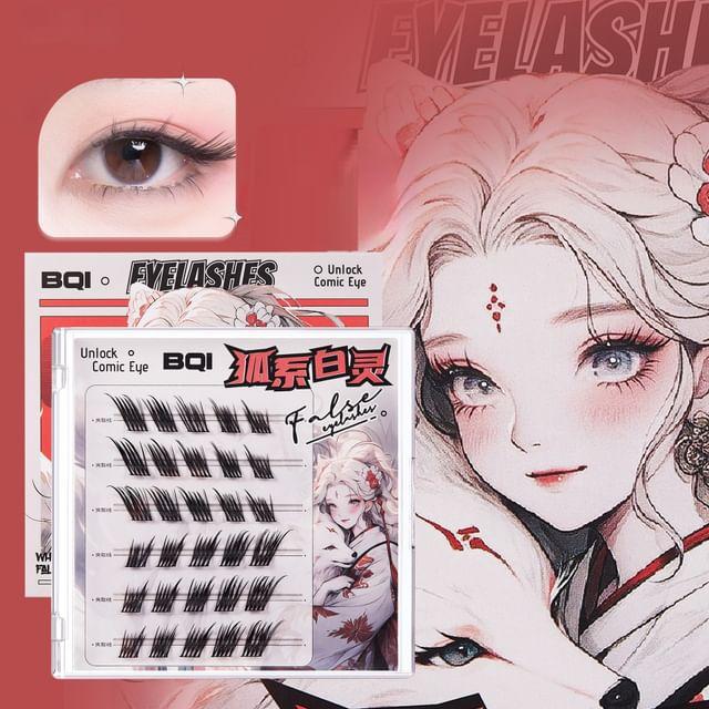 

LuxeFlutter - Fox Eye False Eyelashes Clusters (Various Designs)