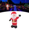 Christmas Inflatable Santa Waterproof Tear Resistance Inflatable Santa Decoration with LED Lights