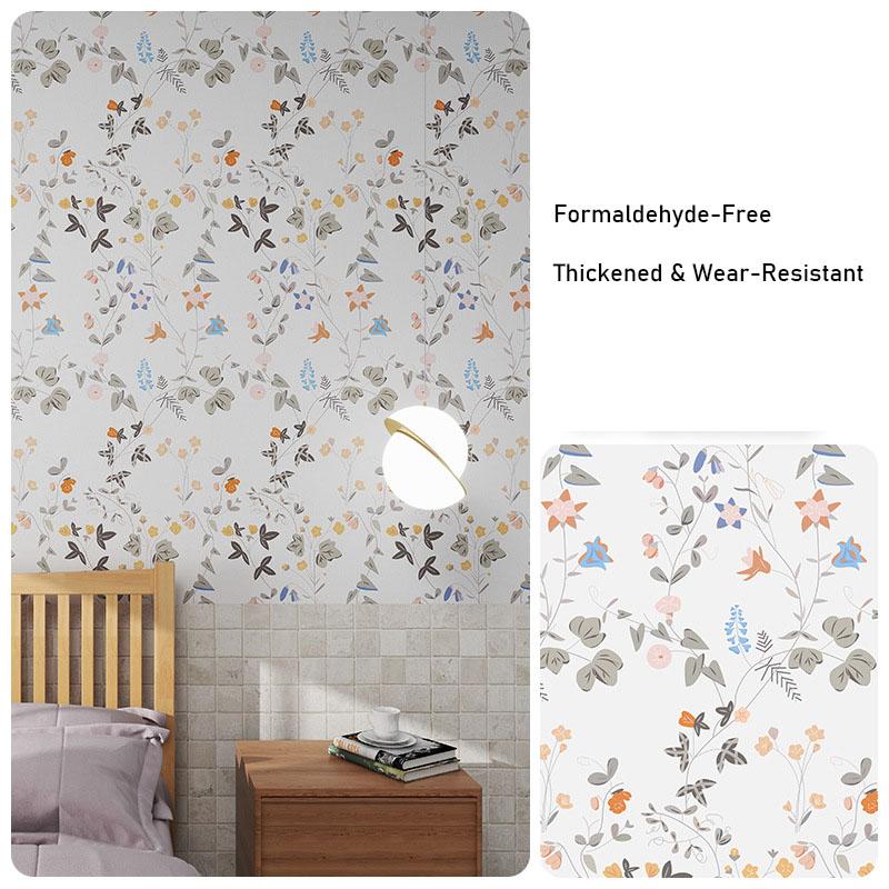 Decorative Printed Extra Thick Durable Wall Stickers Self Adhesive Waterproof Living Room Bedroom Background Wall Home Improvement