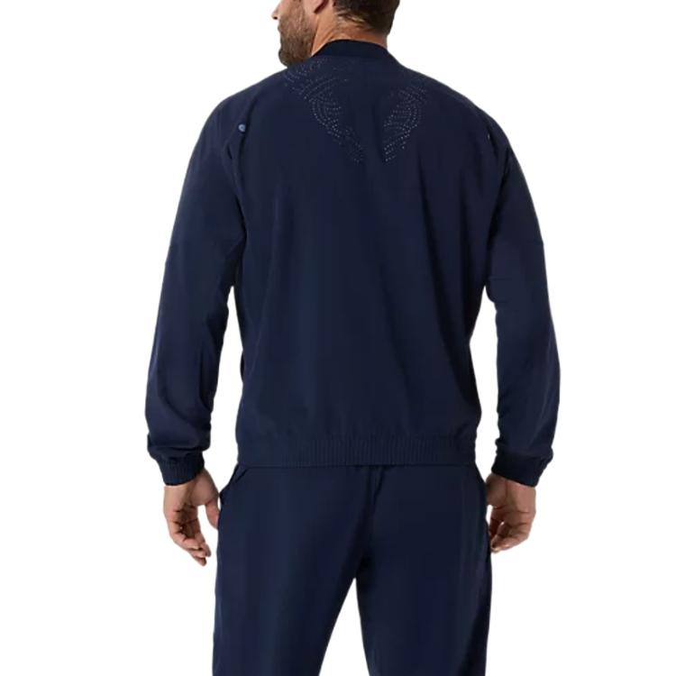 Asics Dual Stretch Woven Quick-Dry Solid Jacket Men Jackets 2041A394-400