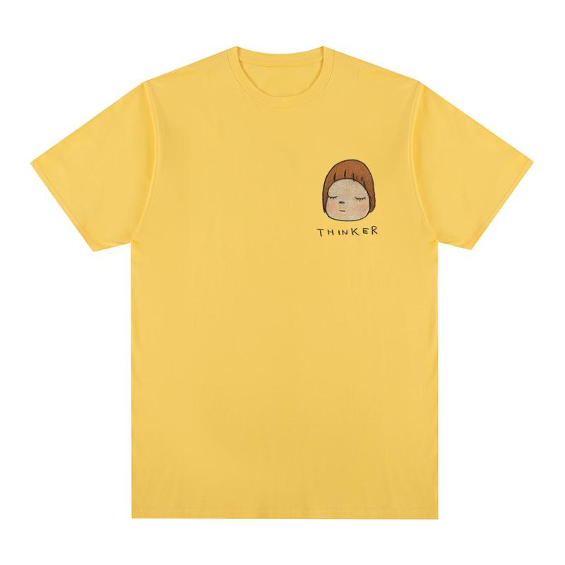 Yoshitomo Nara Thinker Vintage tshirt Fashion Casual Cotton Unisex T shirt New TEE TSHIRT Women s tops