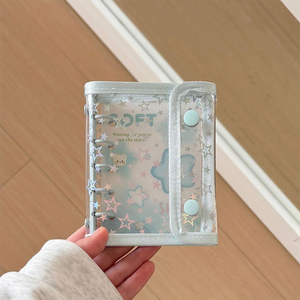 PVC Cover A5 Photo Album Waterproof Idol Card Collect Book Card Protective Case  Office Stationery