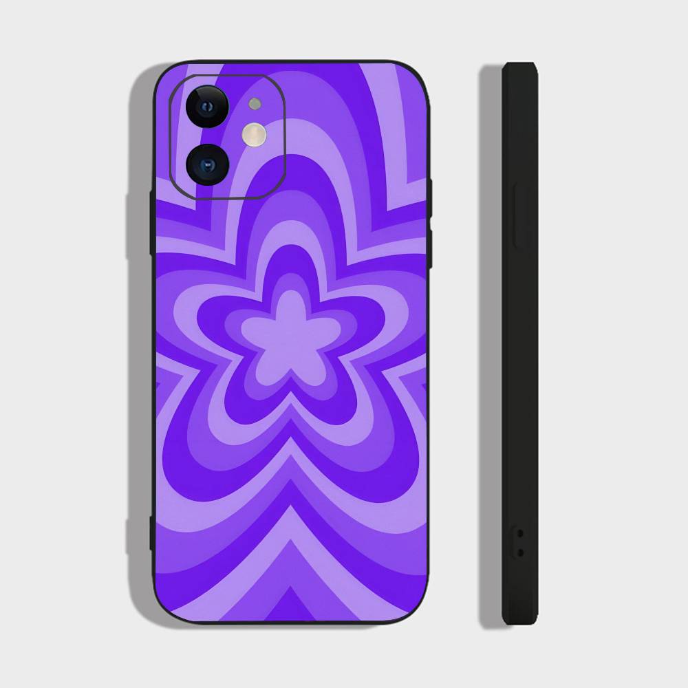 Bunte Herz-Handyhülle für iPhone 15, 16, 14 Plus, 13, 12, 11, 17 Pro Max, 17 Air, Schwarz, weich