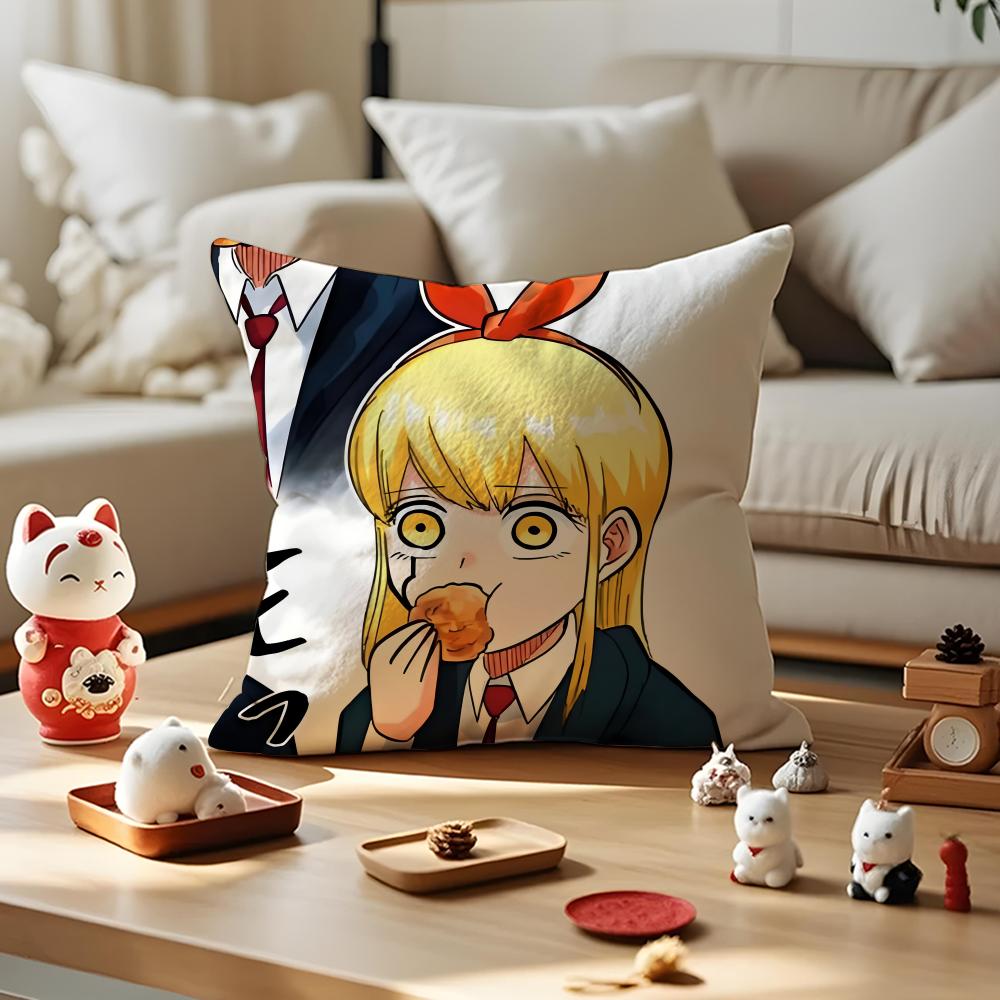 

MMashle MMagic And MMuscles Pillow Case Antidustmite Pillowcase Invisible Zipper Silky Short Plush Sofa Cushion Cover 30x30cm