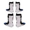 Foot Support Fracture Boot Walking Boot Short Type PVC Laminated Fabric Breathable Adjustable Ankle Fracture Brace for Sprain