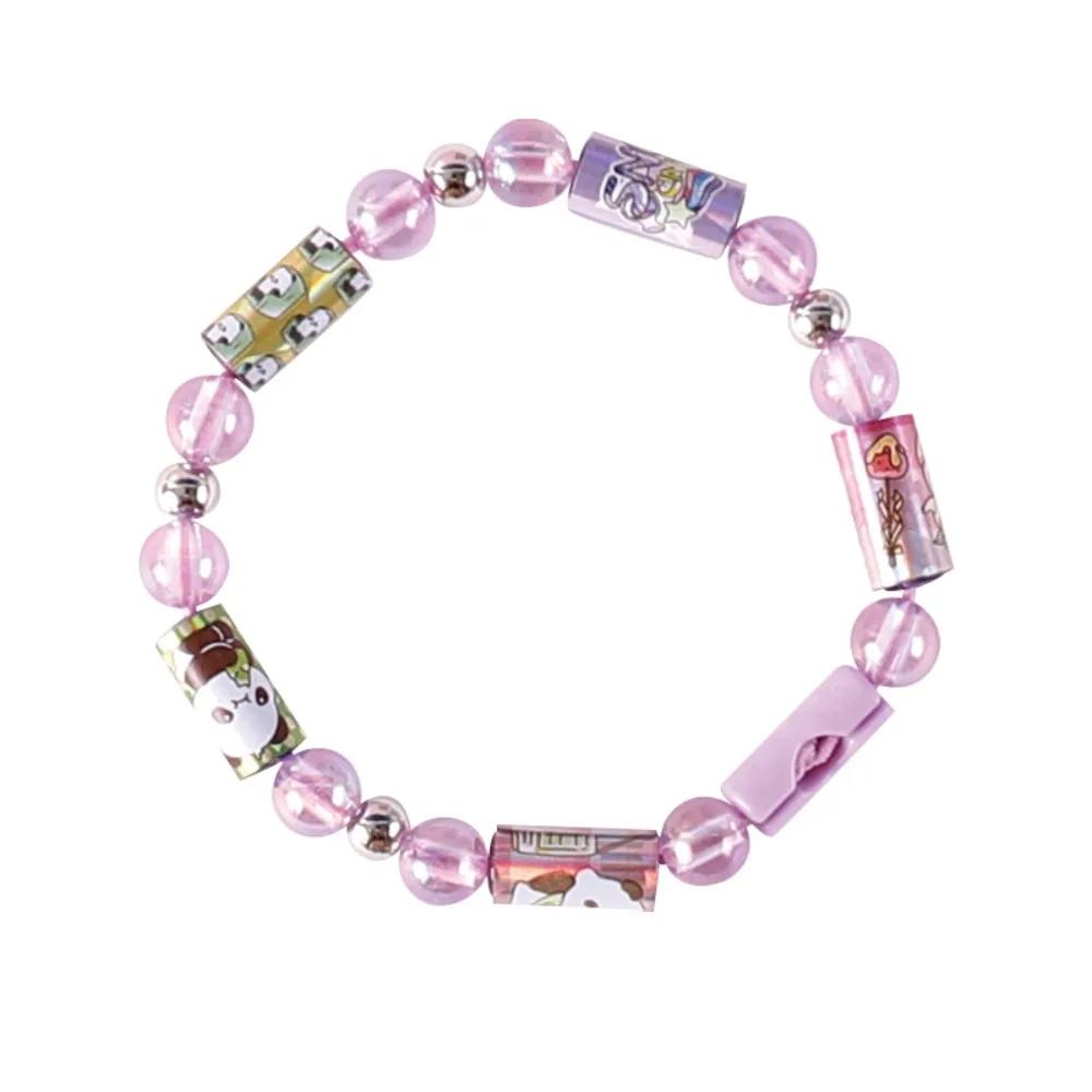 

New DIY Stickers Beaded Shareable Wearable Sticker Toy Bracelet Restickable Bracelet Beaded