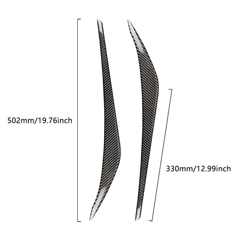 Front Headlight Eyebrow Covers Suitable for Hyundai Elantra 2016 2017 2018