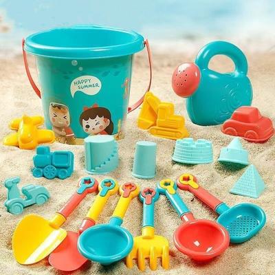 18PCS Sommer Strand Spielzeug für Kinder Sand Set Strand Spiel Spielzeug für Kinder Strand Eimer Schaufeln Sand Gadgets Wasser spielen Werkzeuge