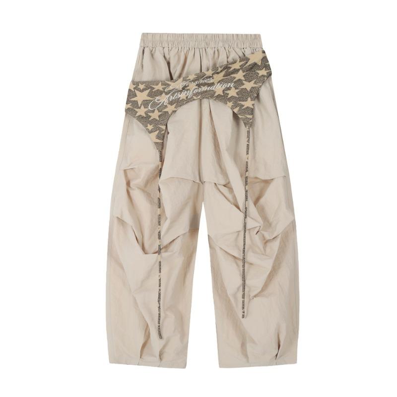 Spice Girls Stacked Tooling Paratrooper Pants Women's Summer New Design Sense Mopping Wide Legs Casual Long Pants