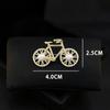 Personality Bicycle Shape Brooch  Leisure Cycling Sports Jewelry