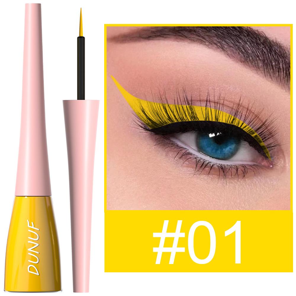 18 colori eyeliner liquido ad asciugatura rapida impermeabile eyeliner a lunga tenuta ombretto sistema di colori misti eyeliner penne per trucco occhi glamour