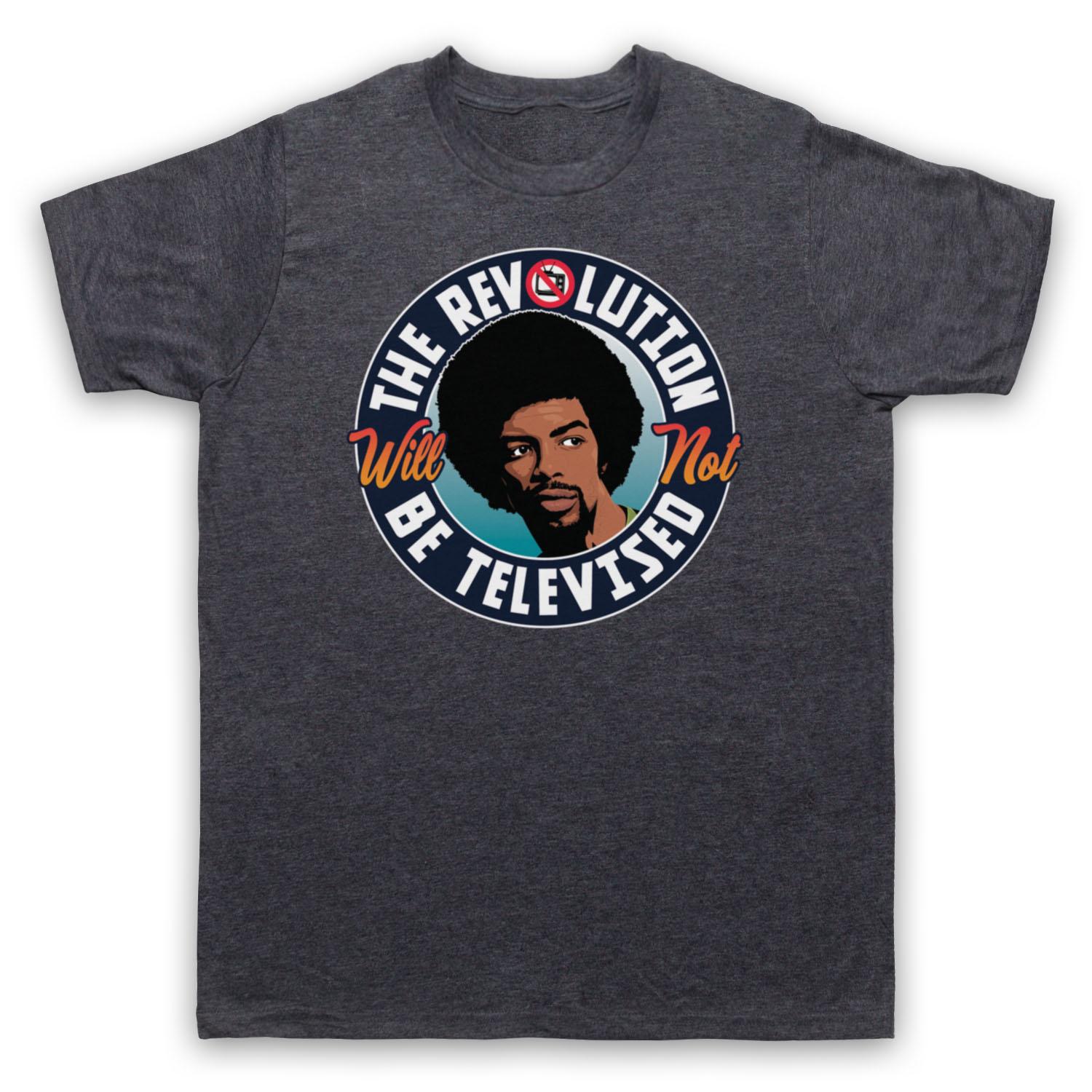 

2025 ГИЛ СКОТТ-ХЕРОН, Отец черного рэпа, Европейский и американский молодежный поп, Энергичная повседневная футболка с коротким рукавом и круглым вырезом 4XL