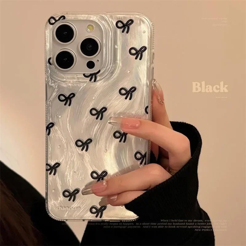 

A55 Case Ins Korean Mini Bow knot Case for Samsung S24 Ultra Galaxy A15 A35 A05 A54 A53 A52 A34 A14 S22 Plus S21 S23 FE Cover S24 Plus