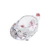 Cat Crystal Glass Seasoning Dip Dish Creative Ketchup Vinegar Dish Transparent Snack Dish Oil Cute Holder Chopstick Home O0Z0