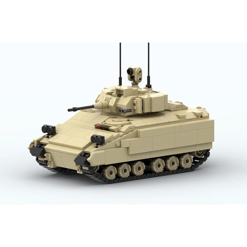 Compatible With Building Blocks MOC-154626 Bradley M2 Armored Combat Vehicle Model Assembled Building Blocks Toy Set