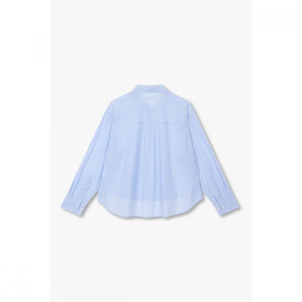 Studio Tomboy Stripe Flare Shirt Blouse  9176221984ar 