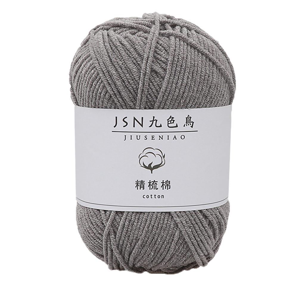 Mleczna bawełna 4 nitki Baby Line Diy Doll Bawełniana nić Szydełkowa wełna dla niemowląt