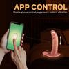 5.7 Inch Realistic Thrusting Dildos App Control Vibrator Waterproof Vibrating Clit Stimulation Dildos for Women Invisible Bluetooth Wearable Vibrator