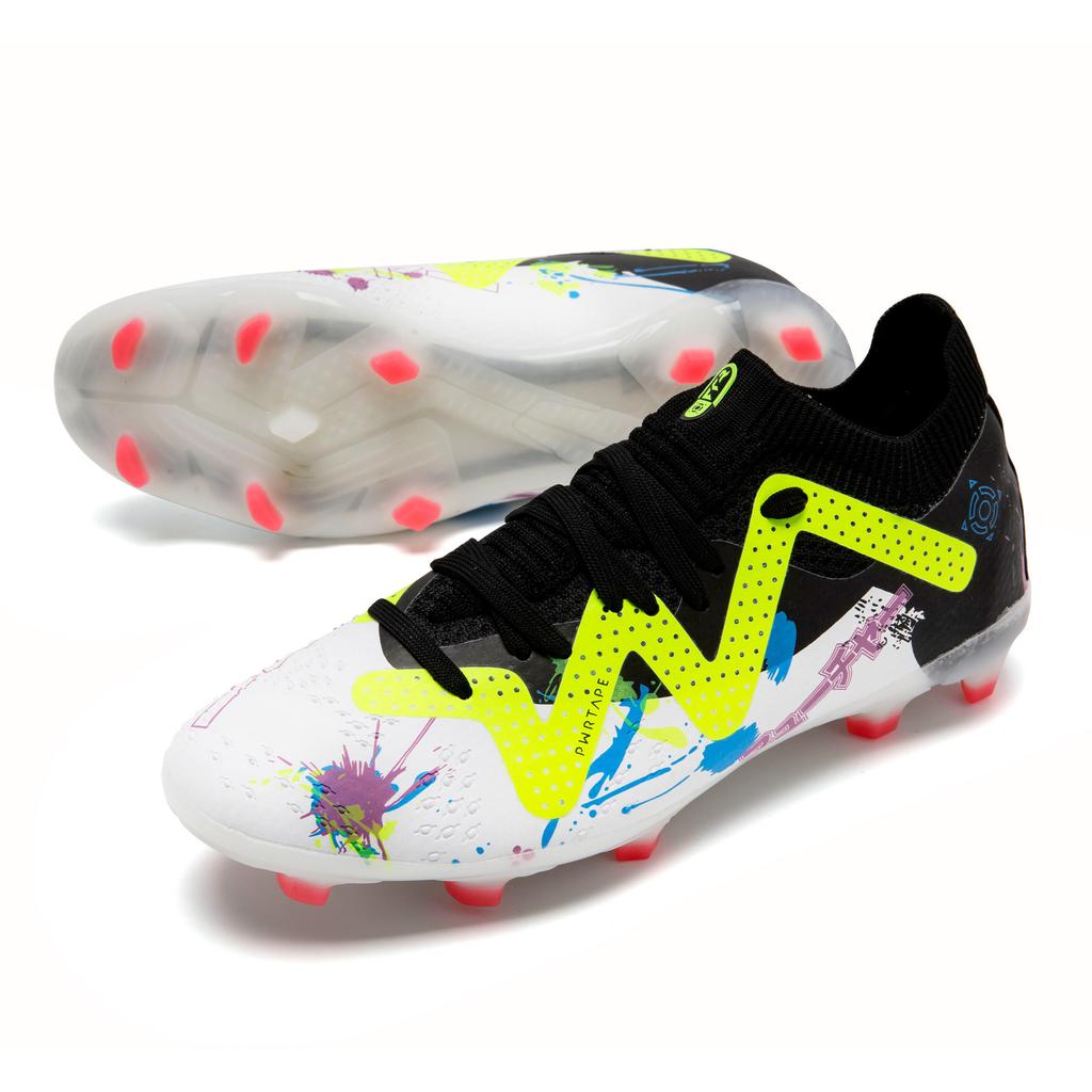 Youth Football Shoes Men's and Women's Mar Spikes Green Shade Broken 2025 Craft Training Grass Cross Spike Students