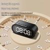 Newman Portable Bluetooth Speaker with Mirror LED Display & Alarm Clock