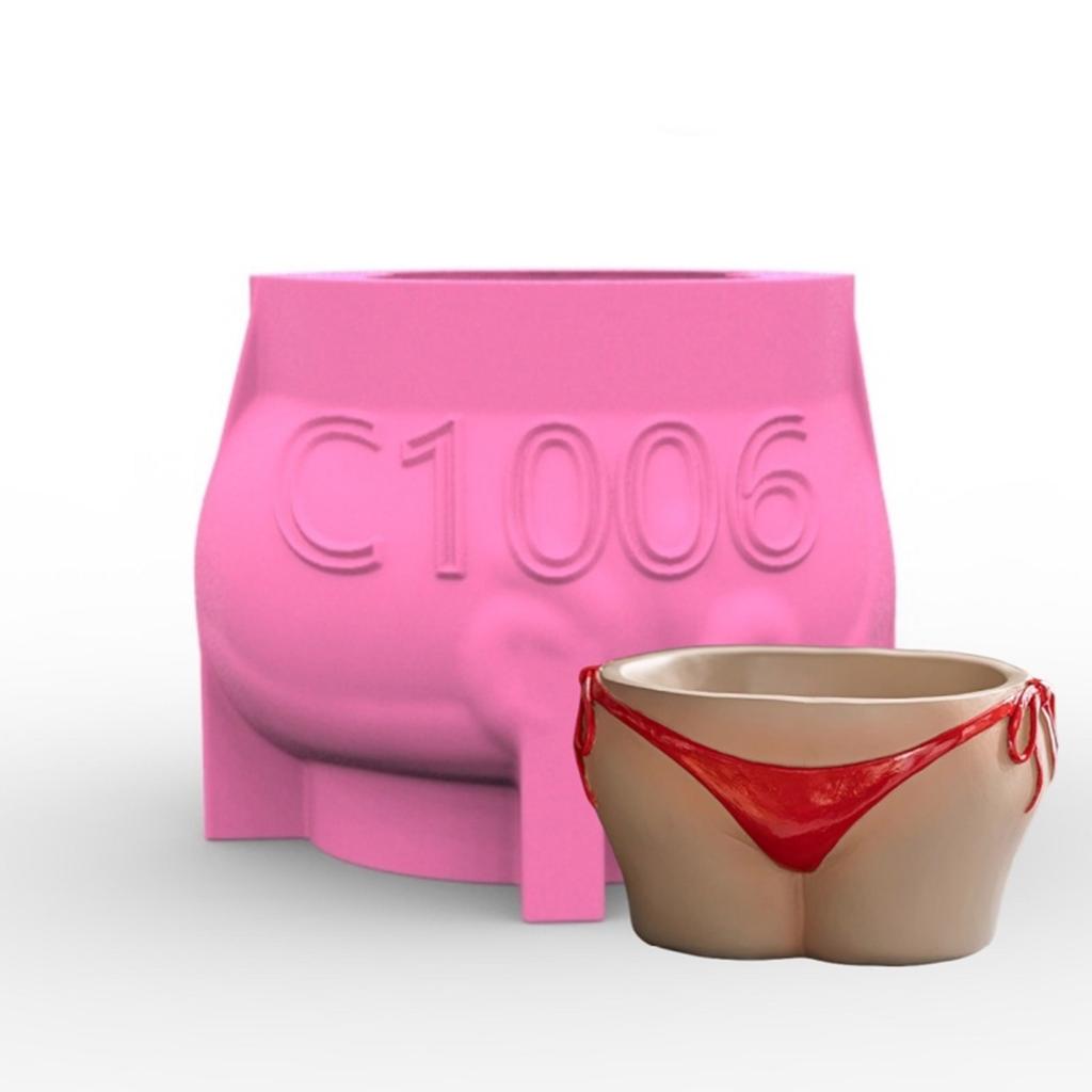 Silicone Mold For Concrete Flower Pots Succulent Planter Vase Cement Polymer Clay Resin Crafting DIY Art Projects