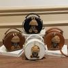 Cartoon small bag 2025 European and American fashion splicing bear cute handbag ins shoulder Internet celebrity small round bag women