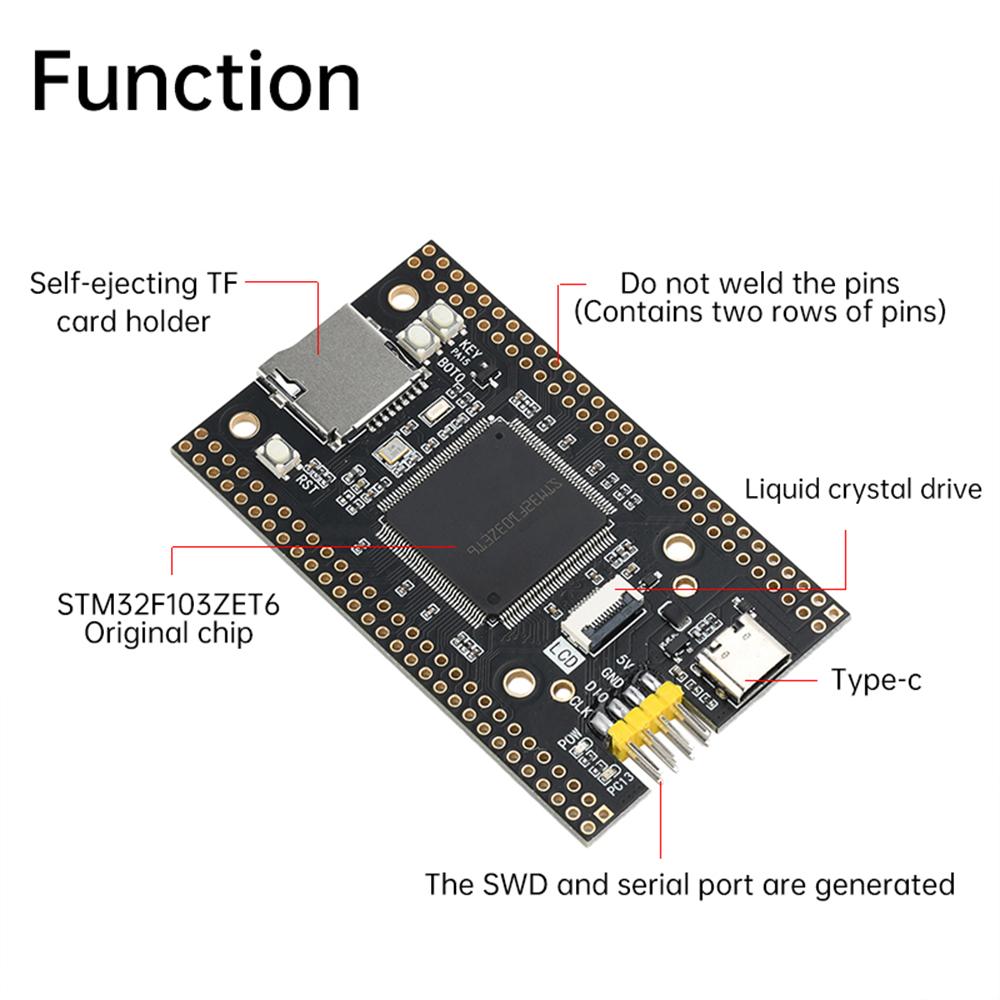 STM32F103ZET6/STM32F407ZGT6 Core Board Development Board System Learning Board STM32 Core Development Board Module Type-C