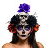 Dark Halloween Skull Headband Halloween Decor Day of The Dead Headband  Haunted House