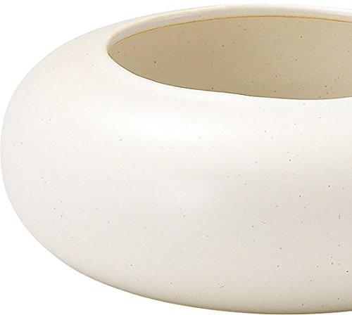 Y1068 Tokoname Ware White Roasting Pan (Roasting Pan, Stir-fry Pan, Roasting Machine, Roaster, Sesame Seed Roaster, Roasted Green Tea, Made in Japan)
