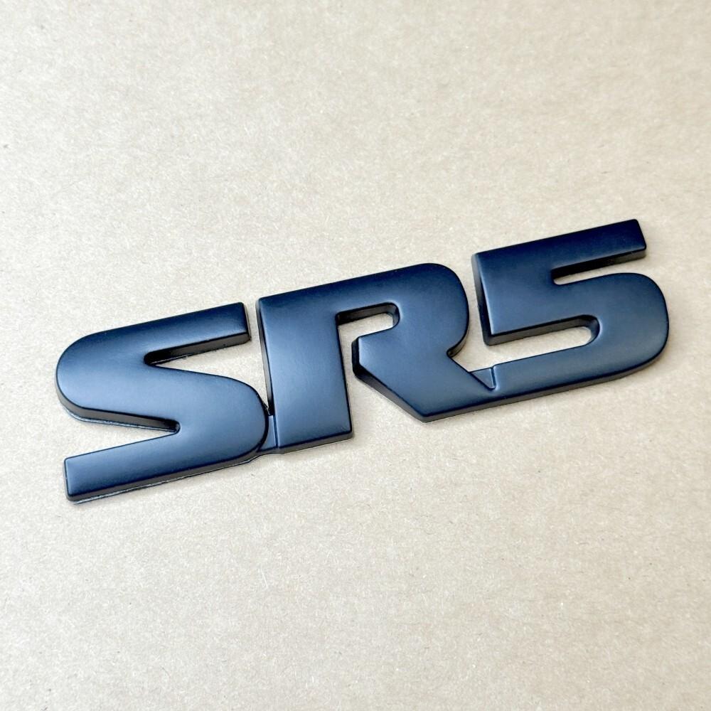 2x 3D SR5 Emblem Letters For Tacoma Tundra 4Runner Sequoia Replacement Decal