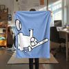 1 Pezzo Coperta in Flanella con Stampa Simon's Cat, Alta qualità Confortevole per Tutte le Stagioni, Decorazione per la Casa, Calore e Comfort, Perfetta per Regali di Natale