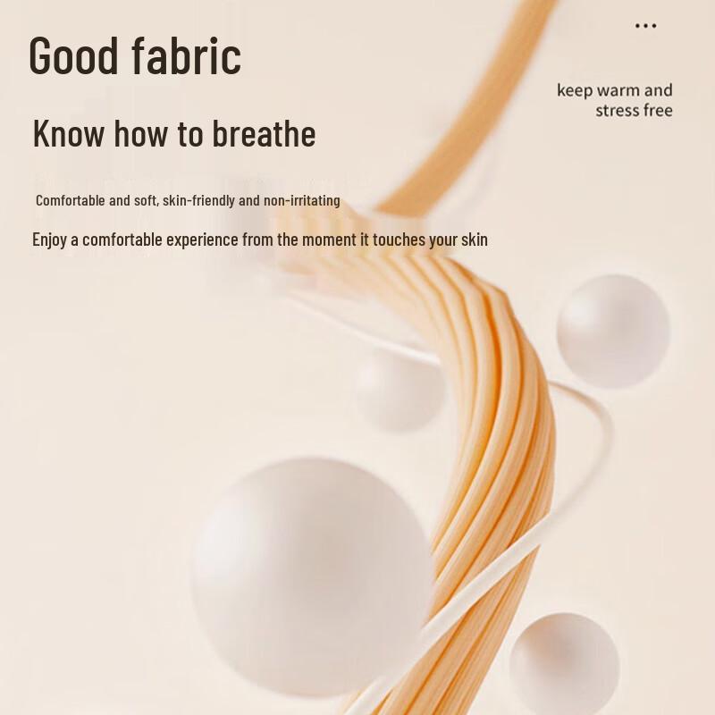 Langsha Women's High-Neck Cotton Thermal Underwear Set