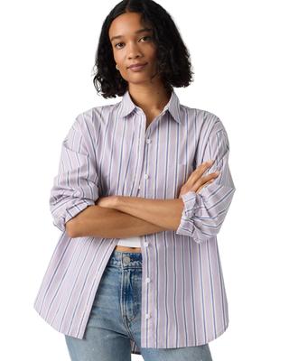 Harlie Boyfriend Relaxed Shirt Women's US M 001HM-0028
