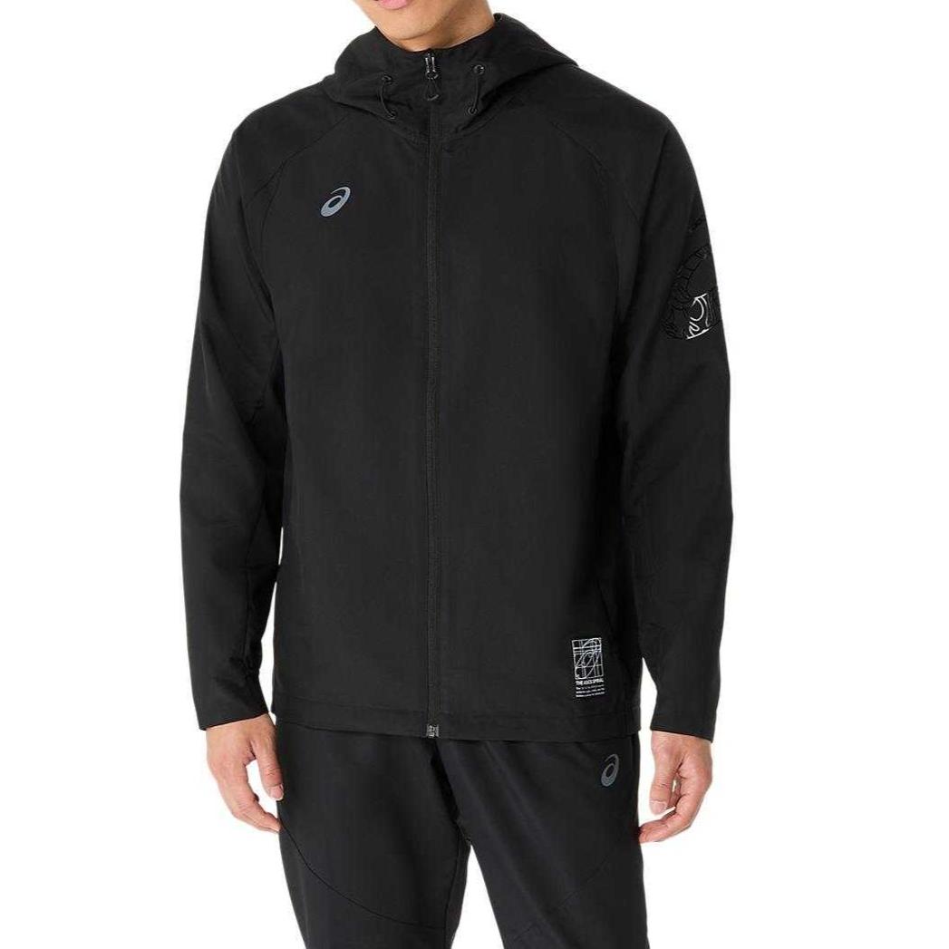 Asics Модная Удобная Толстовка с Капюшоном Мужские Куртки Черная 2031E980-001 XL 7466₽