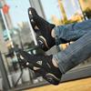 22 Black Casual Sneakers Unisex Sneakers Comfortable Breathable Running Shoes Lightweight and Abrasion Resistant